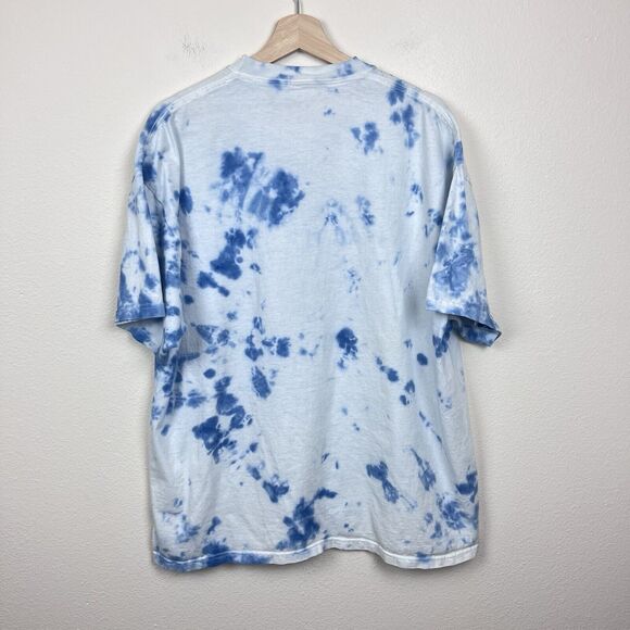 Vintage Shirt Adult Extra Large 90s Grateful Dad Denver Broncos Tie Dye Retro - Picture 2 of 11